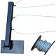 Tendedero Plegable para Ropa y Cobijas, de Color Blanco o Negro. (Cable de Acero, 3 líneas)