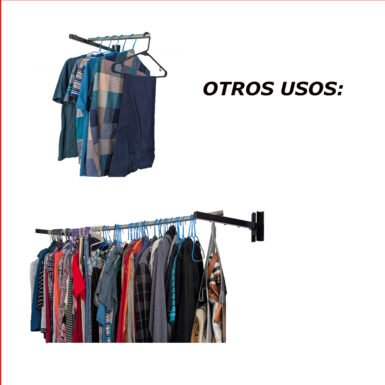 ONE SUPER PRACTIC Tendedero Plegable, Retráctil, Modelo Económico, para tendido y Secado de Ropa. (4 Líneas sin cordón)